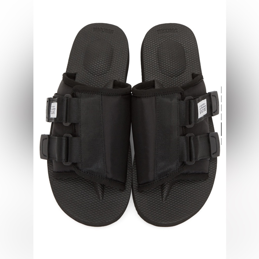 Suicoke Black KAW-Cab Sandals